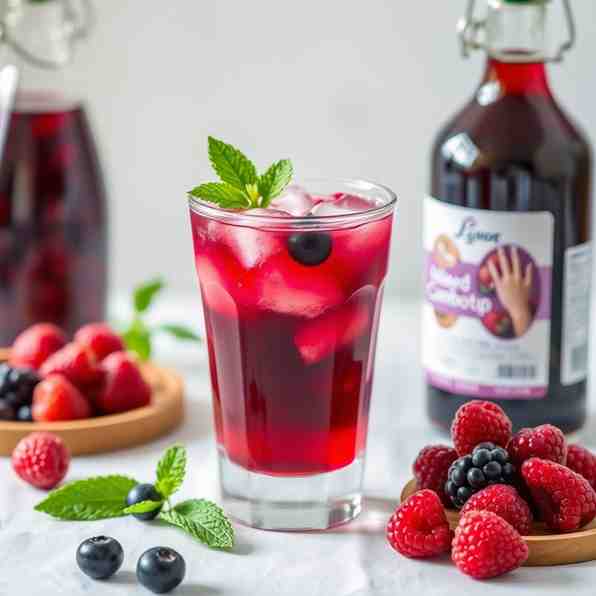 Mixed Berry Syrup & Kompot - Refreshing Drink + Easy Compote